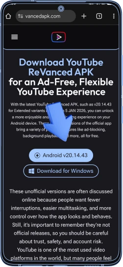 YouTube Vanced APK Complete guide showing how to install YouTube Vanced and ReVanced on Android, set up Vanced MicroG for Google sign-in, and start using your account with full