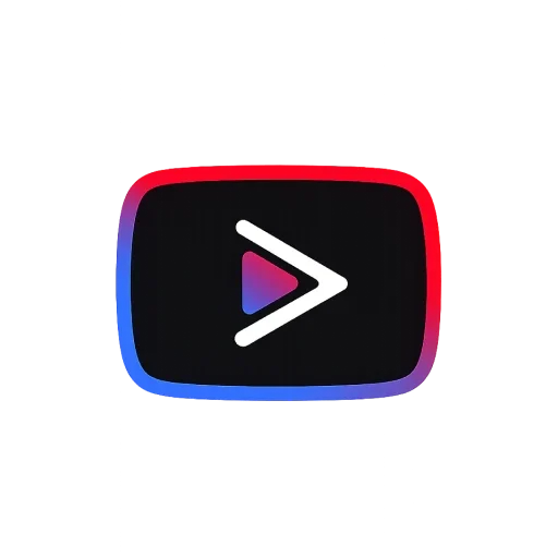 YouTube Vanced logo with a red-to-blue gradient rounded rectangle and a white play arrow inside a black center.